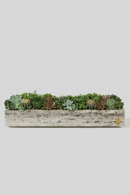 Large Travertine Pot