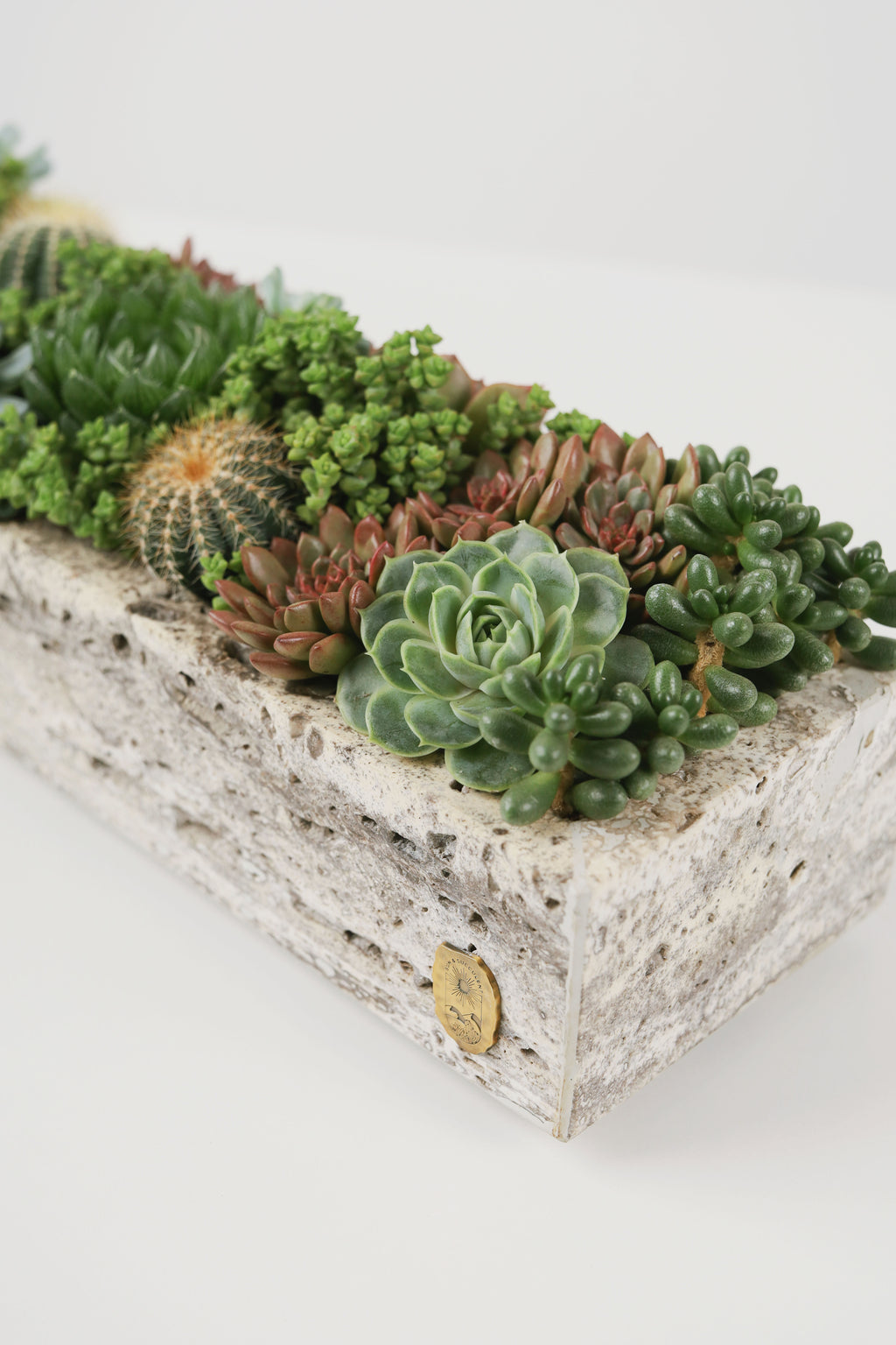 Large Travertine Pot